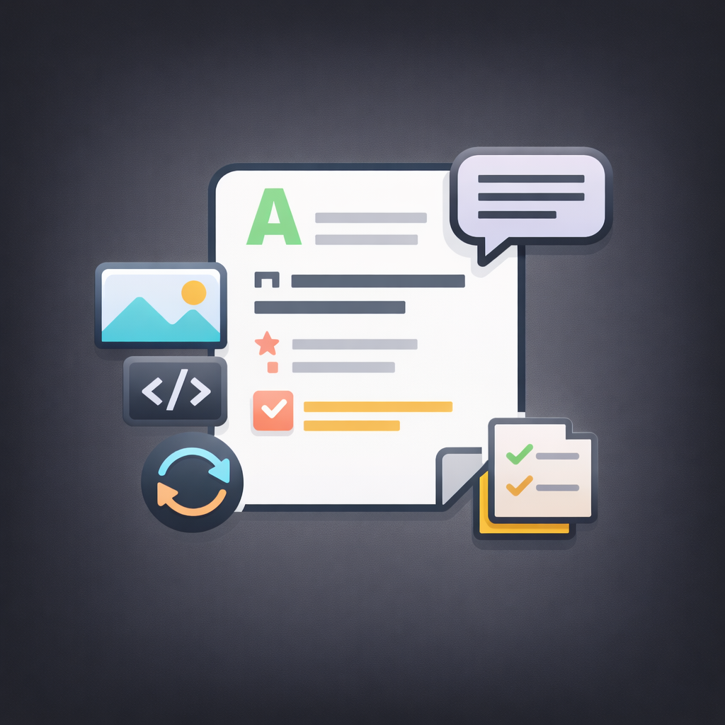 Rich text editor