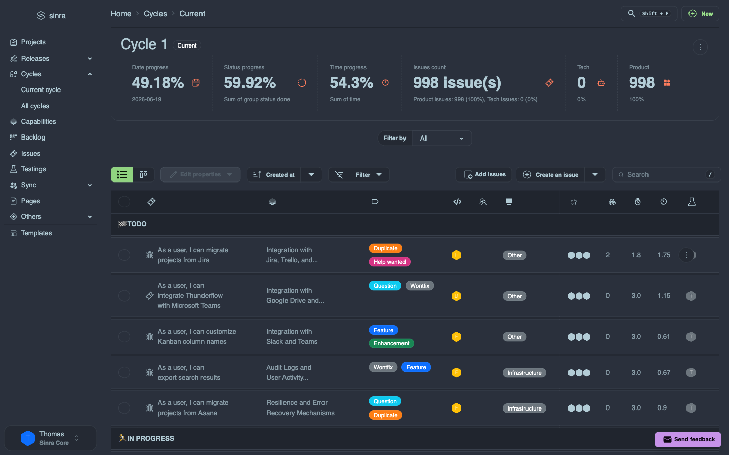 Sinra Overview